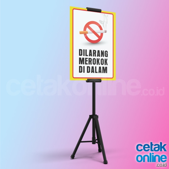 Tripod Banner 1 sisi 60x80 cm (Rangka + Foamboard) 