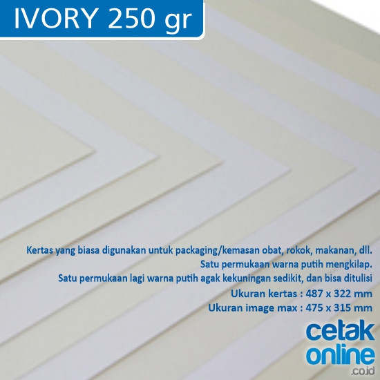Ivory 250 gsm