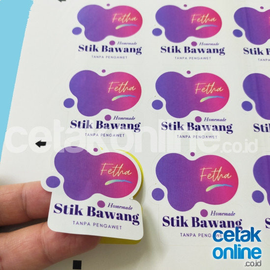 Stiker Bontax Susu Putih