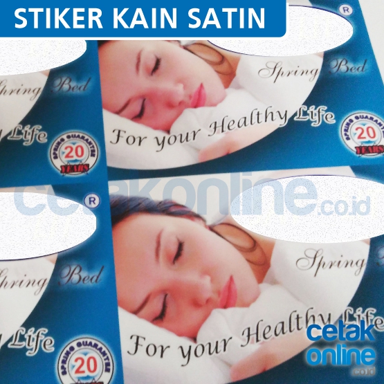 Stiker Kain Satin
