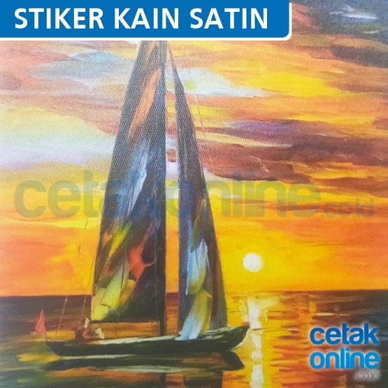 Stiker Kain Satin