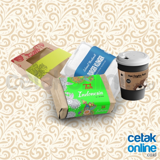 Stiker Kraft Coklat
