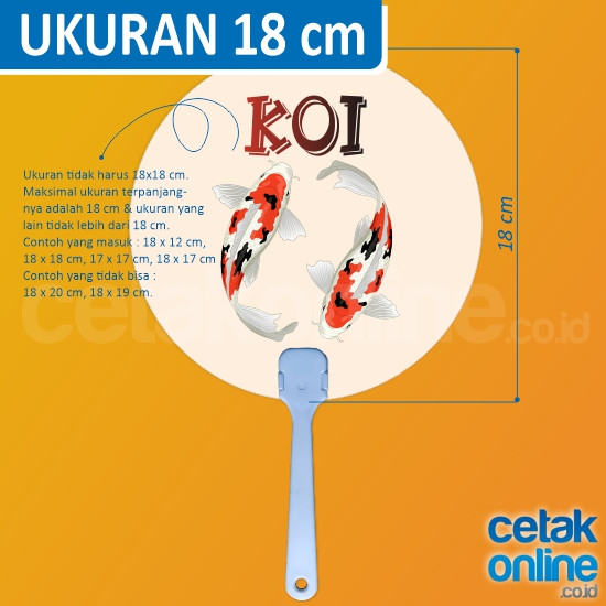 Ukuran 18 cm