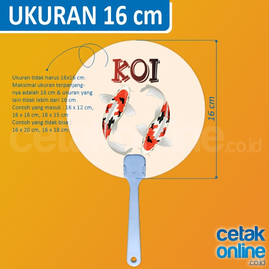 Ukuran 16 cm