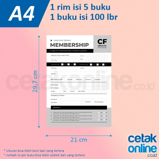 Form A4
