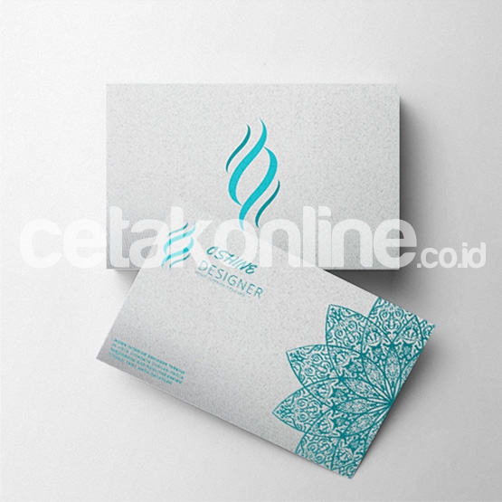 Kartu Nama Tekstur Iceland