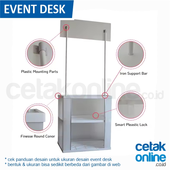Event Desk Tanpa Laminasi