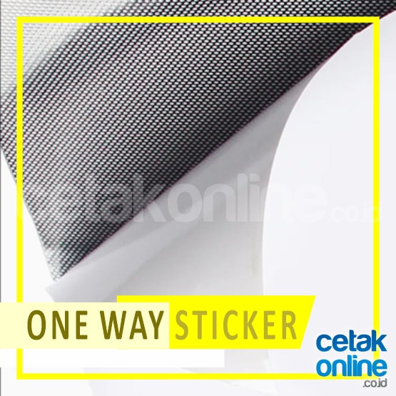 Print Stiker One Way Vision Indoor Ecosolvent 