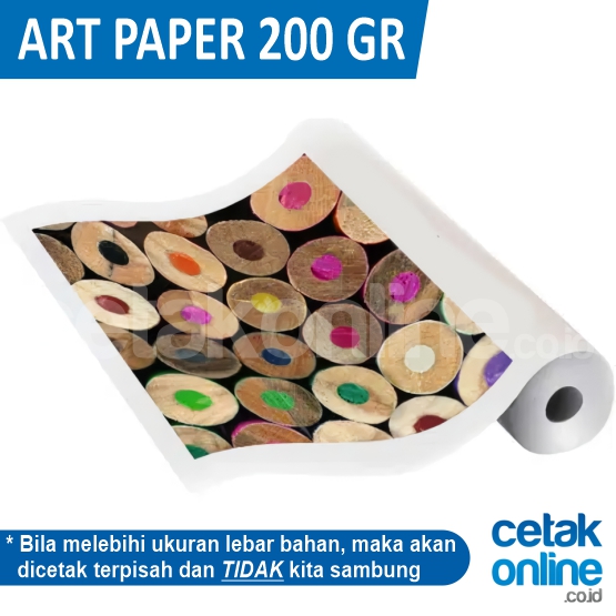 Print Art Paper Rol (Trisolv) 200 gsm Indoor Ecosolvent 