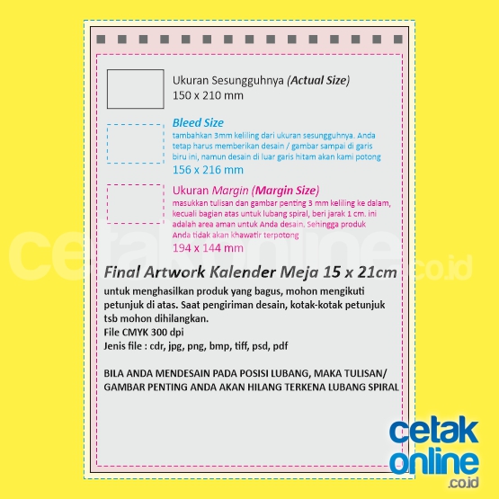 Kalender Meja A5 Isi 7 Lembar AP310