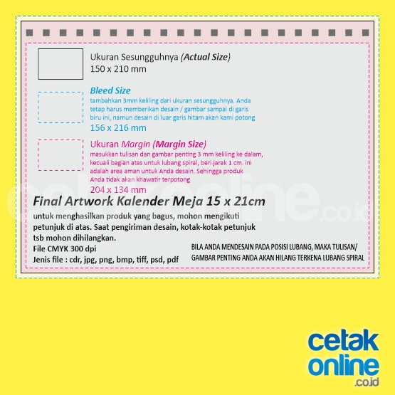 Kalender Meja A5 Isi 7 Lembar AP310