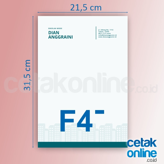 Kop Surat HVS80 21,5 x 31,5 cm