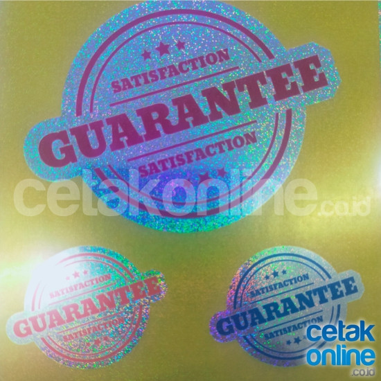 Stiker Hologram Pasir / Glitter