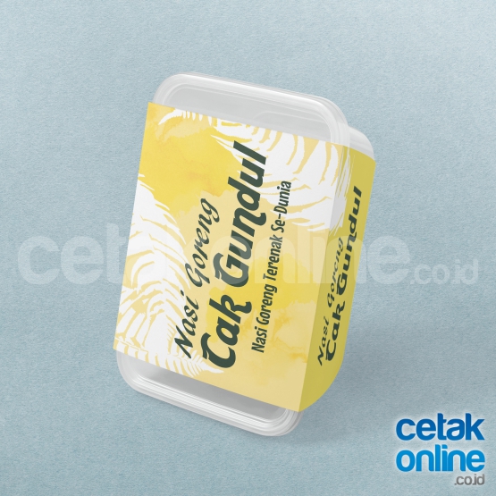 Stiker Bontak Putih Susu