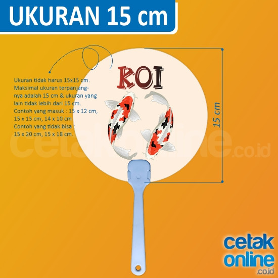 Ukuran 15 cm