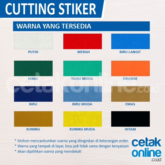 Cutting Stiker