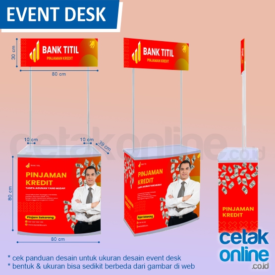 Event Desk Tanpa Laminasi