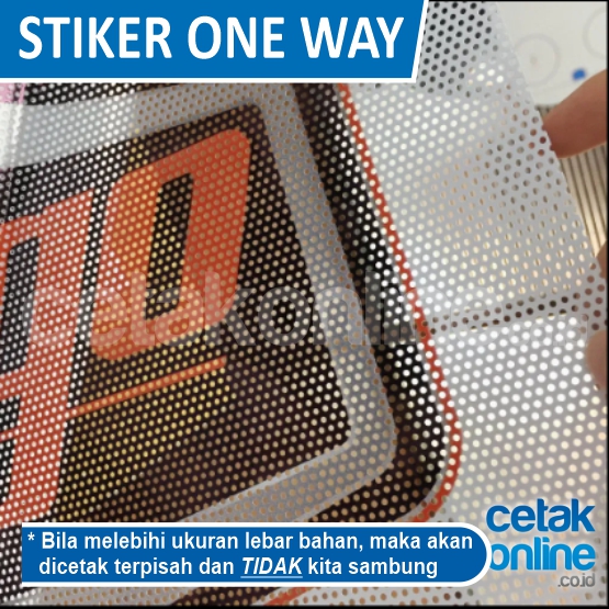 Stiker One Way Vision