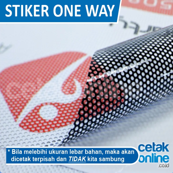 Stiker One Way Vision