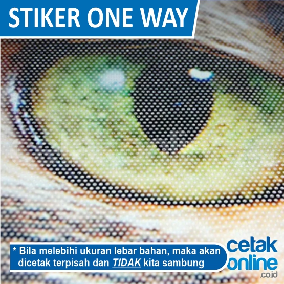Stiker One Way Vision