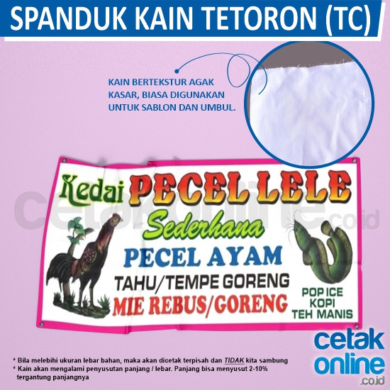 Spanduk Kain Tetoron (TC)
