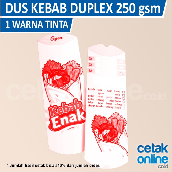 Duplex 250gr 1 Warna Tinta