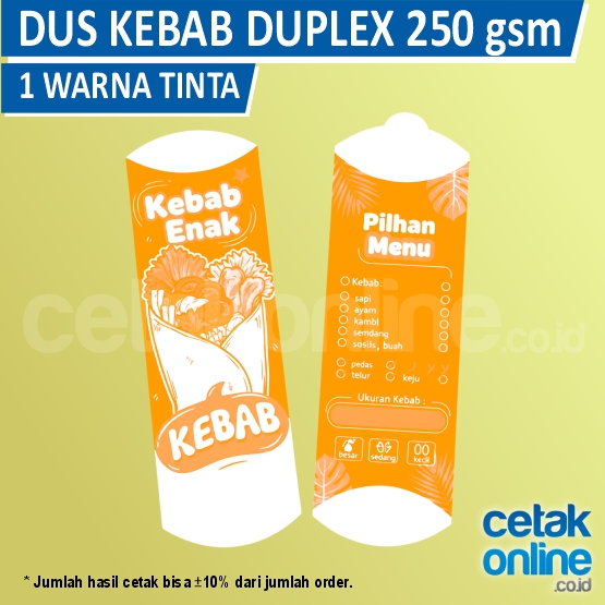 Duplex 250gr 1 Warna Tinta