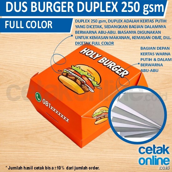 Duplex 250gr Full Color