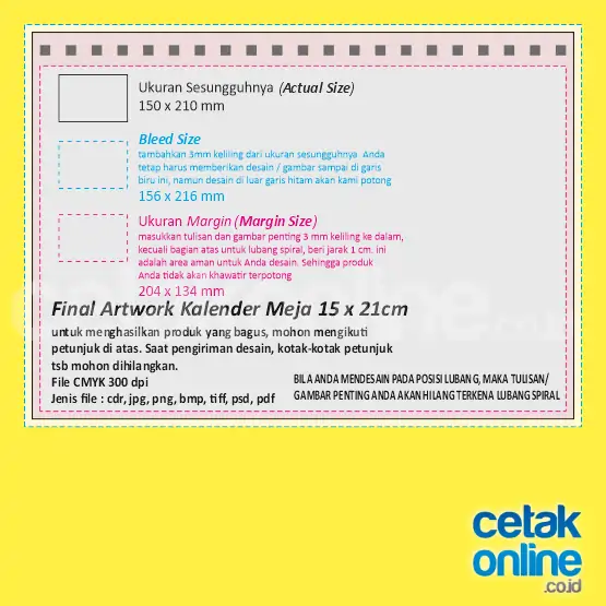 Kalender Meja A5 Isi 13 Lembar AP210