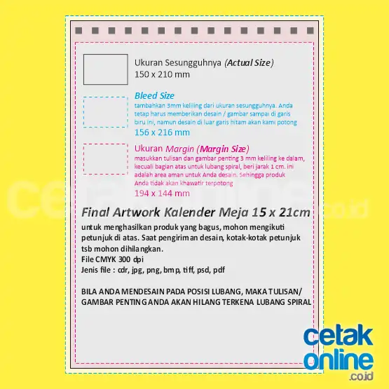 Kalender Meja A5 Isi 7 Lembar AP260