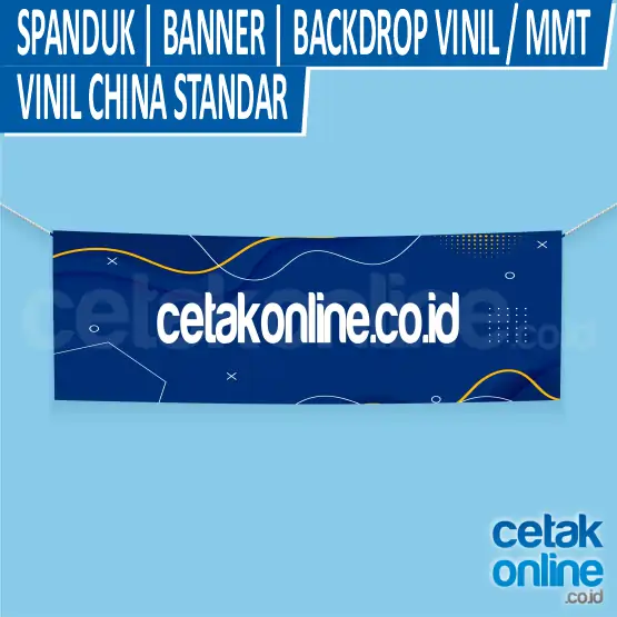 Spanduk / Banner / Backdrop Vinil / MMT China Standart