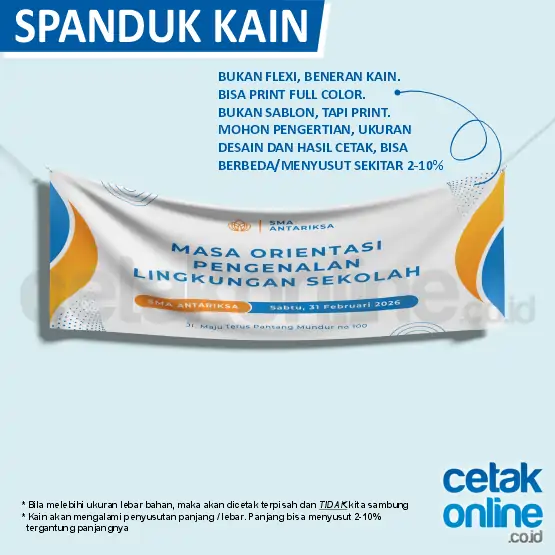 Spanduk Kain Tetoron (TC)