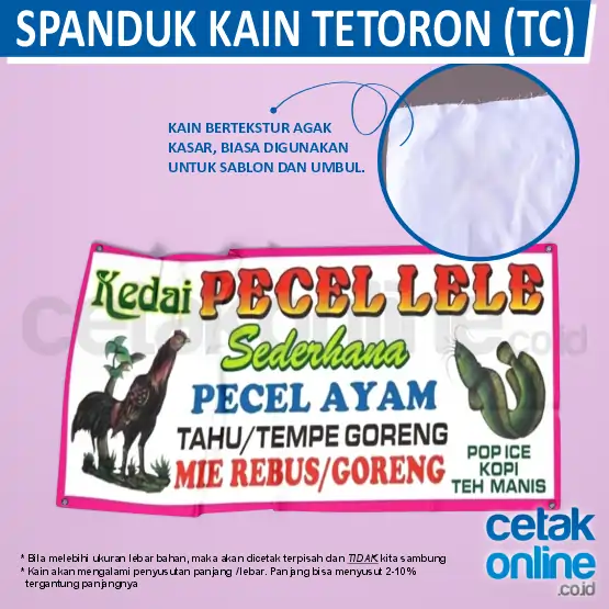 Spanduk Kain Tetoron (TC)