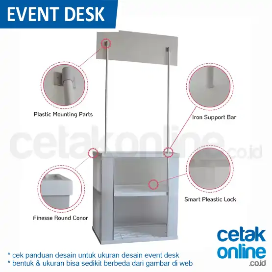 Event Desk Tanpa Laminasi