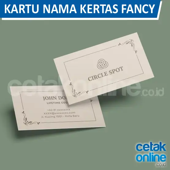 Kartu Nama Tekstur Jasmin