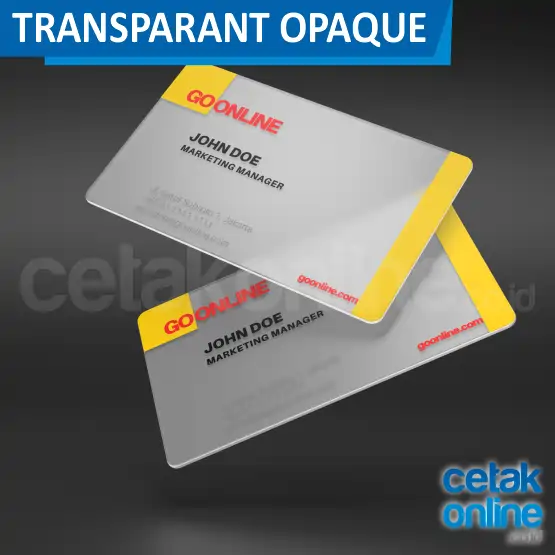 Opaque (1/2 Transparan)