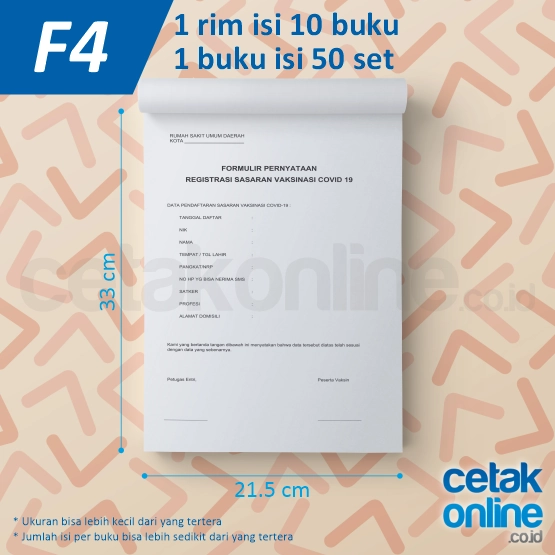 Ukuran F4