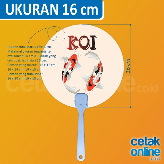 Ukuran 16 cm