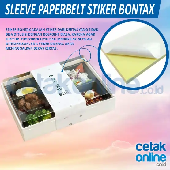 Stiker Bontak Putih Susu