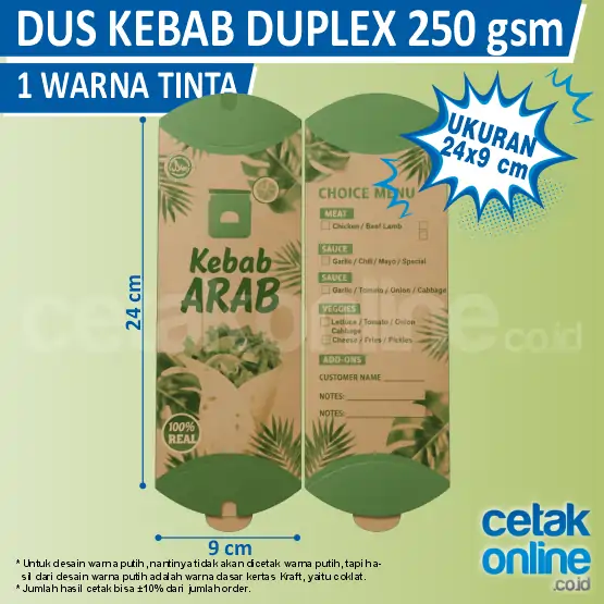 Kraft 275gr 1 Warna Tinta