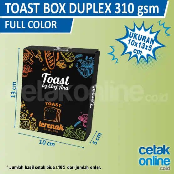 Duplex 310gr Full Color Tinta