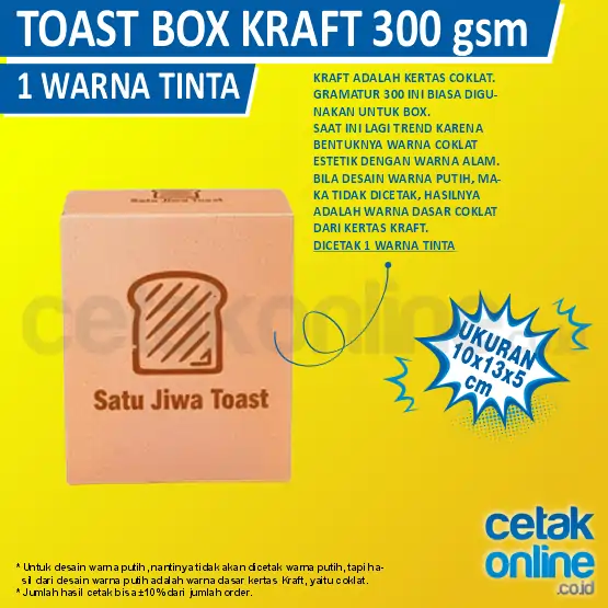 Kraft 300gr 1 Warna Tinta