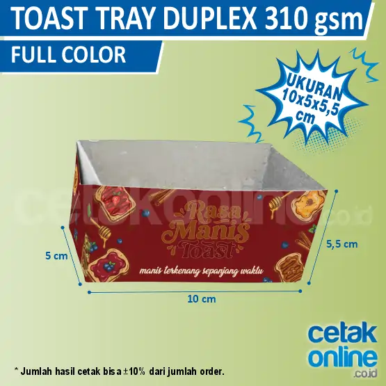 Duplex 310gr Full Color Tinta