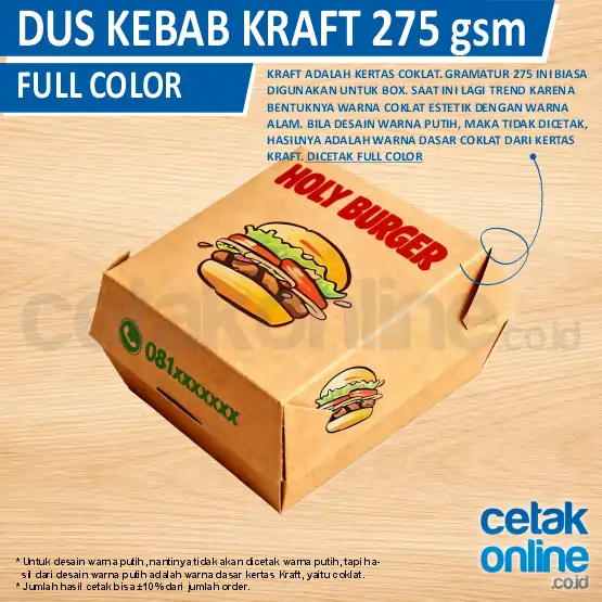 Kraft 275gr Full Color